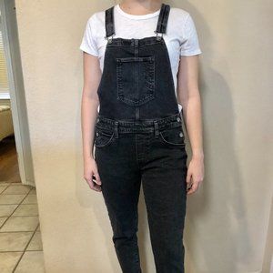 Washed Black Levi Overalls